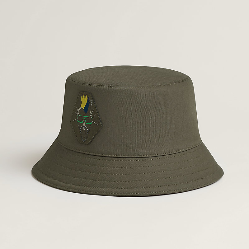 H ermés バケットハット Fred Punk H bucket hat - Grey | Hermès Canada
